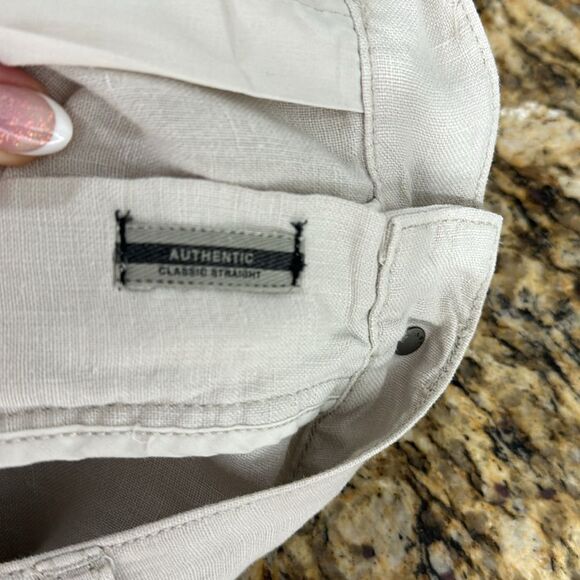 John Varvatos Classic Straight Light Gray Pants With Pockets Size 34 - Picture 8 of 11